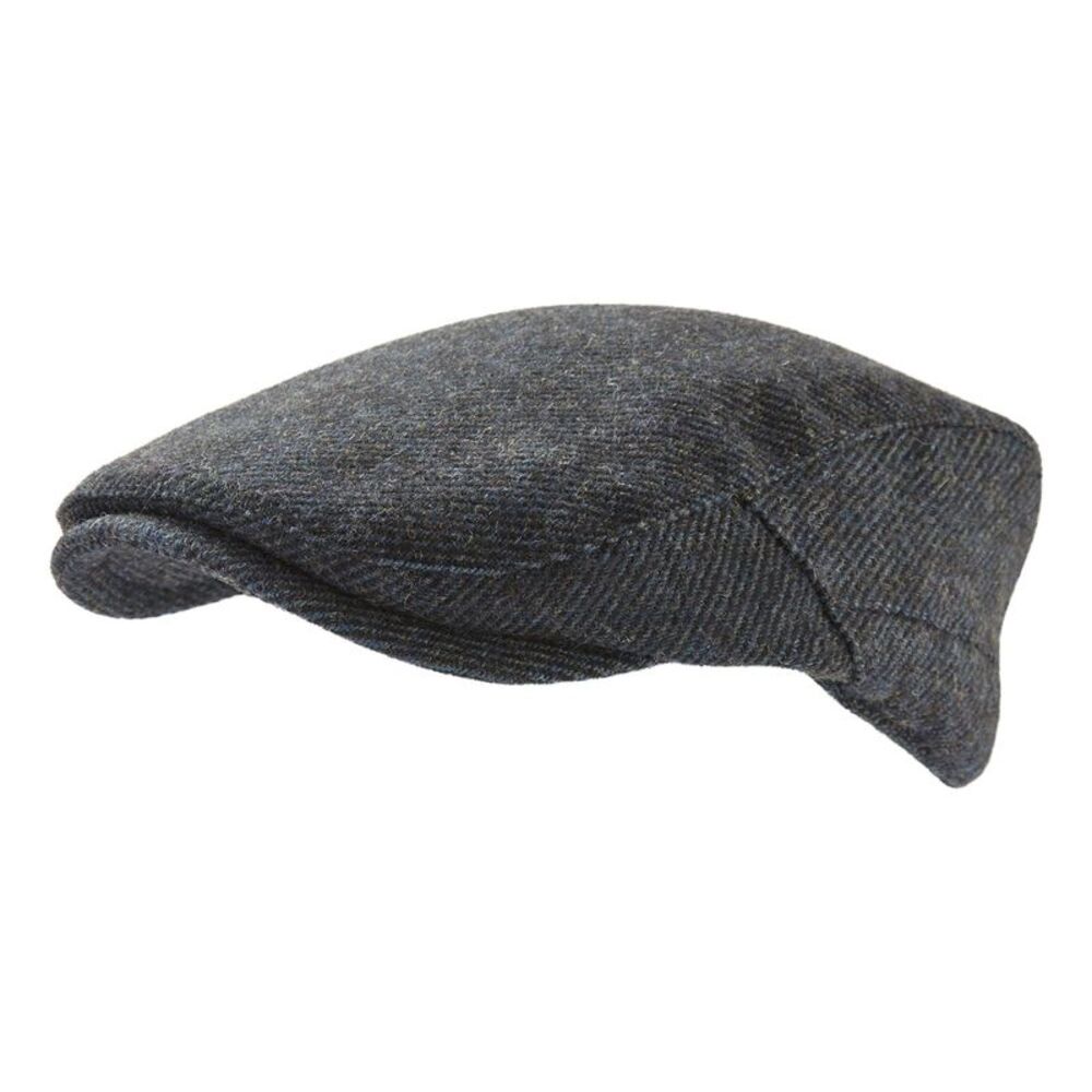 TOG24 Mens Weighton Marl Knitted Driving Cap / Blue